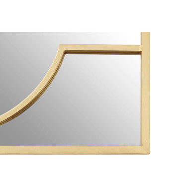 Deco Wall Mirror with Gold and Silver Frame