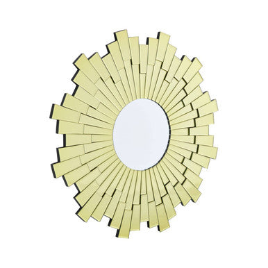 Small Circular Sunburst Wall Mirror