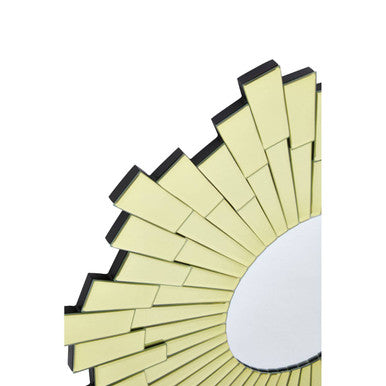 Small Circular Sunburst Wall Mirror