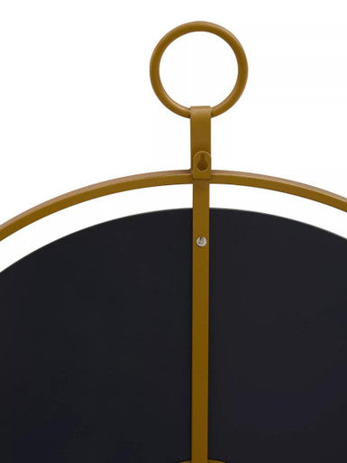 Gold Round Wall Mirror with Ring Frame