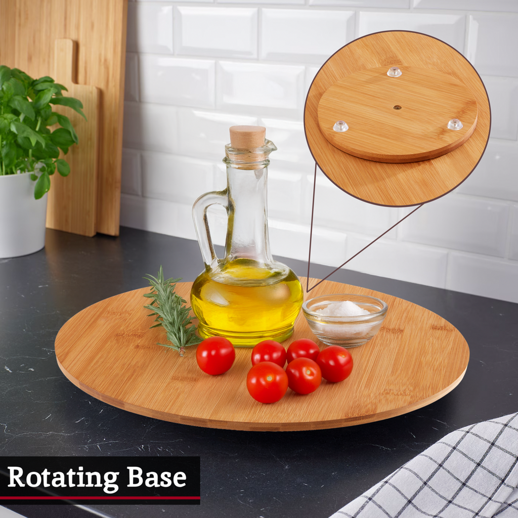 Bamboo Lazy Susan for Dining Tables