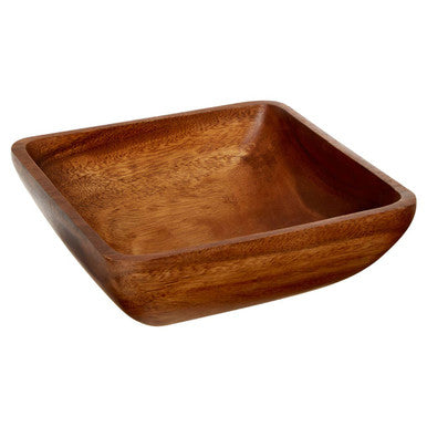 Large Square Acacia Serving Bowl