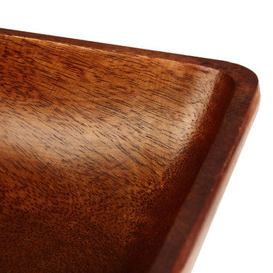 Large Square Acacia Serving Bowl
