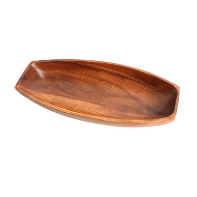Small Oblong Acacia Wood Platter Dish