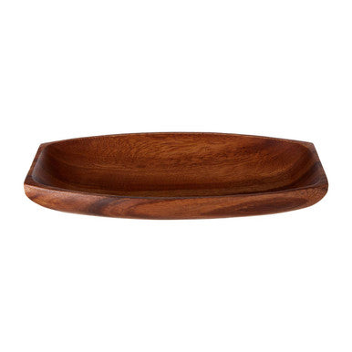 Small Oblong Acacia Wood Platter Dish
