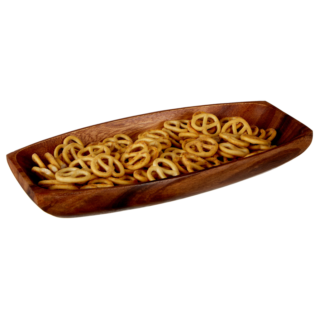 Small Oblong Acacia Wood Platter Dish