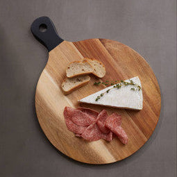 Chopping and Serving Board with Black Handle