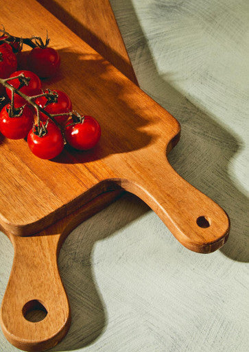 Large Acacia Wood Paddle Board with Hanging Loop