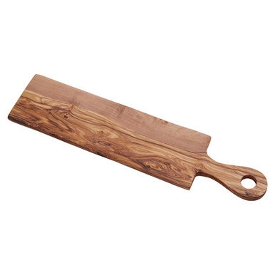 Rectangular Paddle Serving Board in Olive Wood