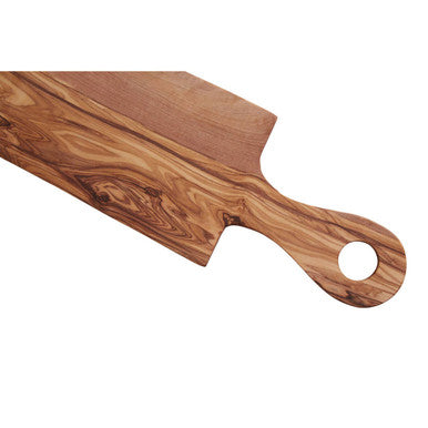 Rectangular Paddle Serving Board in Olive Wood