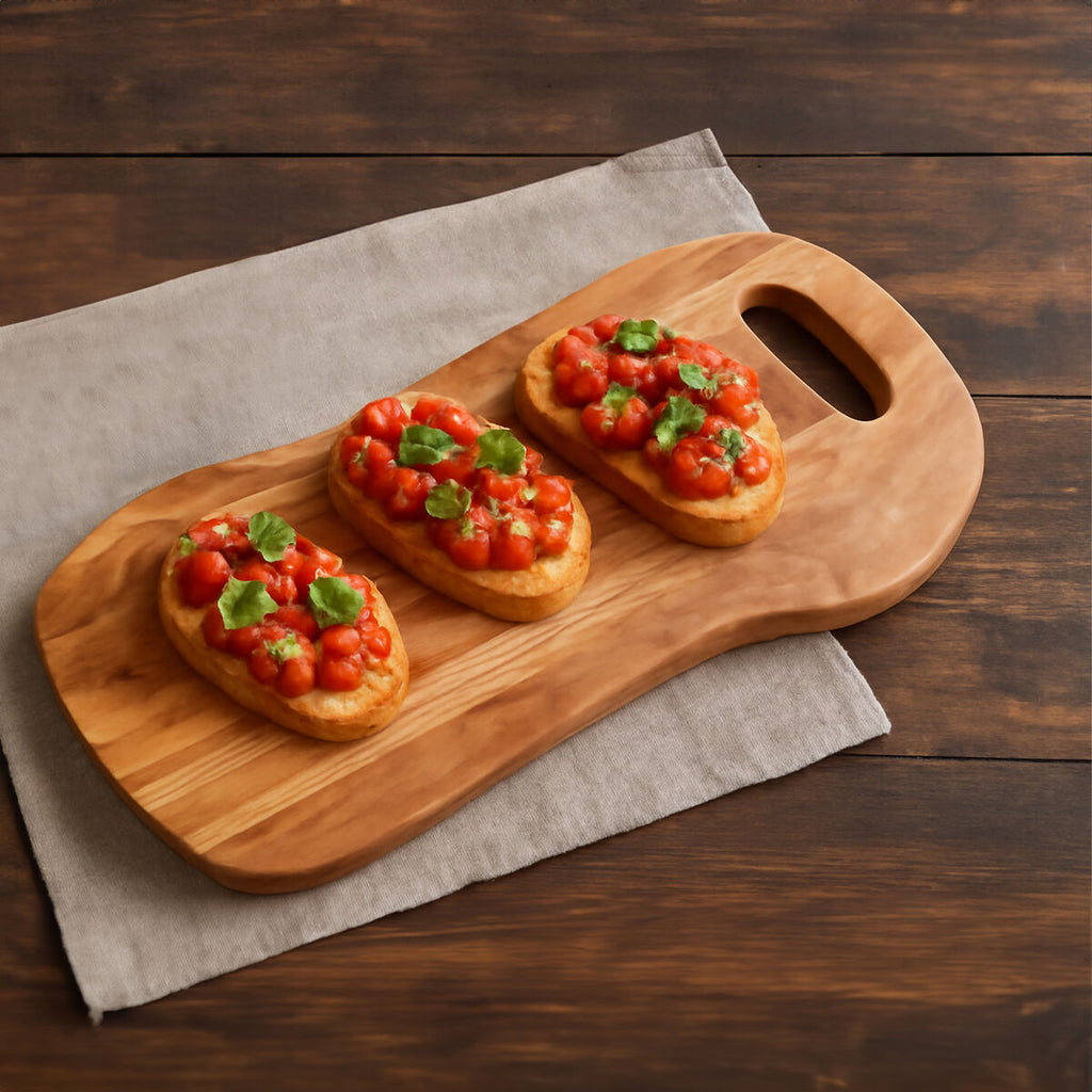 Olive Wood Serving Board with Handle