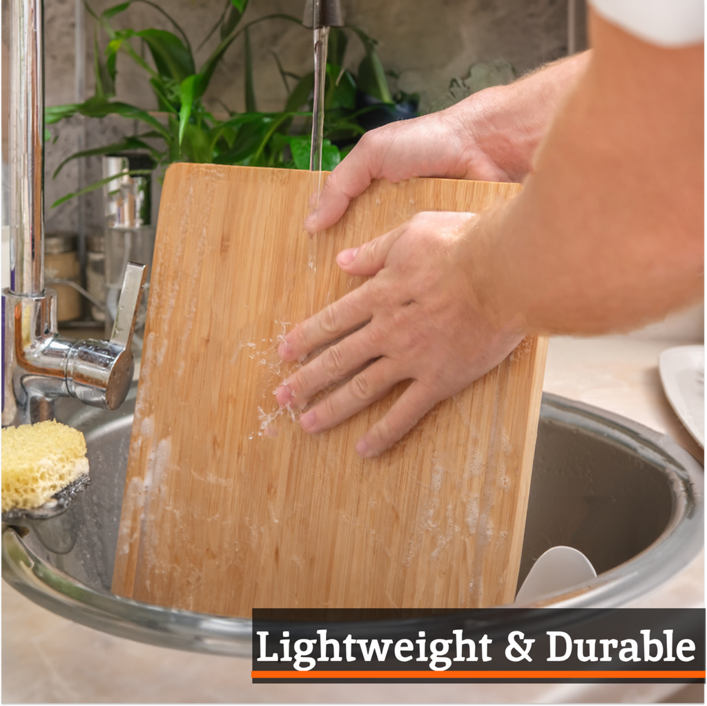 Set of Three Bamboo Chopping and Serving Boards