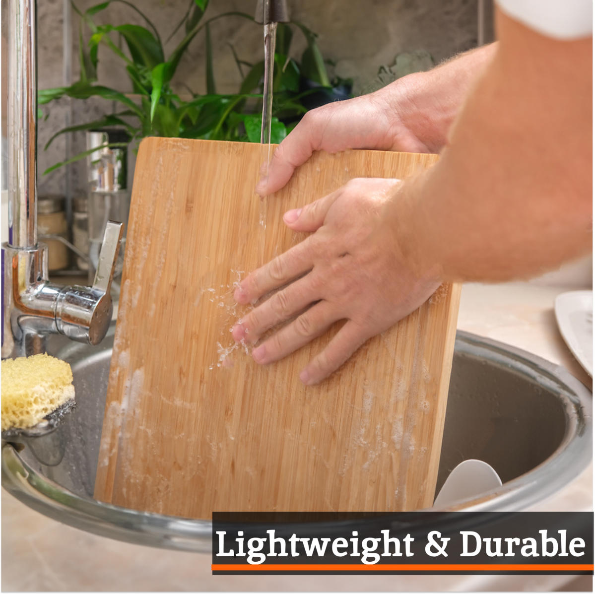 Set of Three Bamboo Chopping and Serving Boards