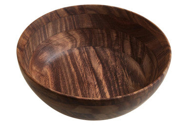 Large Round Sheesham Wood Salad Bowl