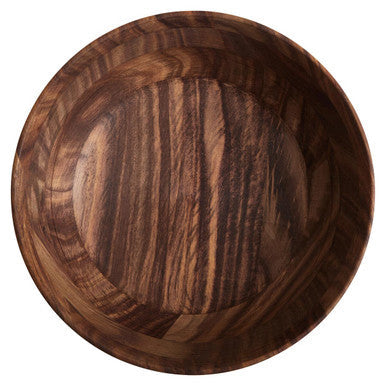 Large Round Sheesham Wood Salad Bowl