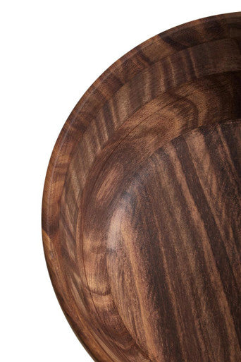 Large Round Sheesham Wood Salad Bowl