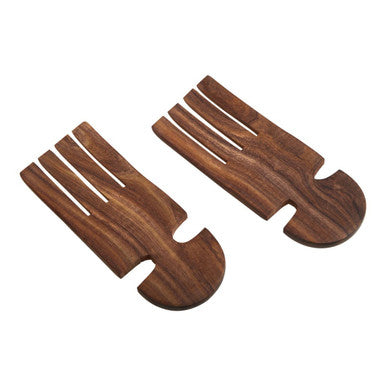 Sheesham Wood Salad Hand Servers