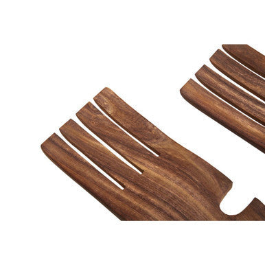 Sheesham Wood Salad Hand Servers