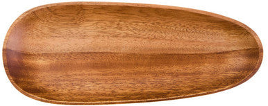 Acacia Wood Medium Oval Serving Dish