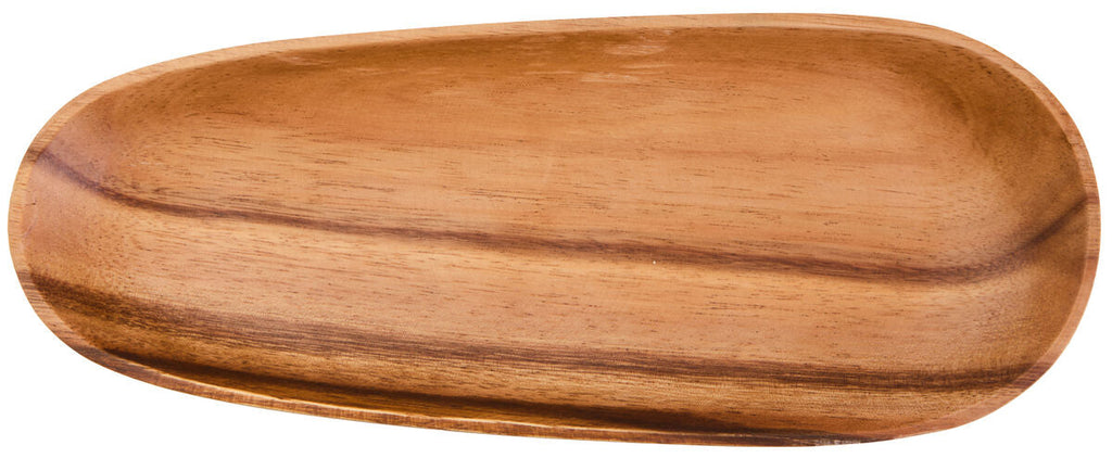 Acacia Wood Medium Oval Serving Dish