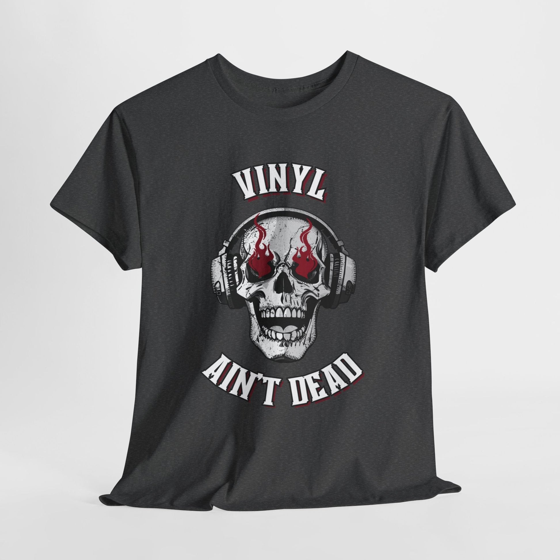 Vinyl Ain't Dead Skull Men's T-Shirt