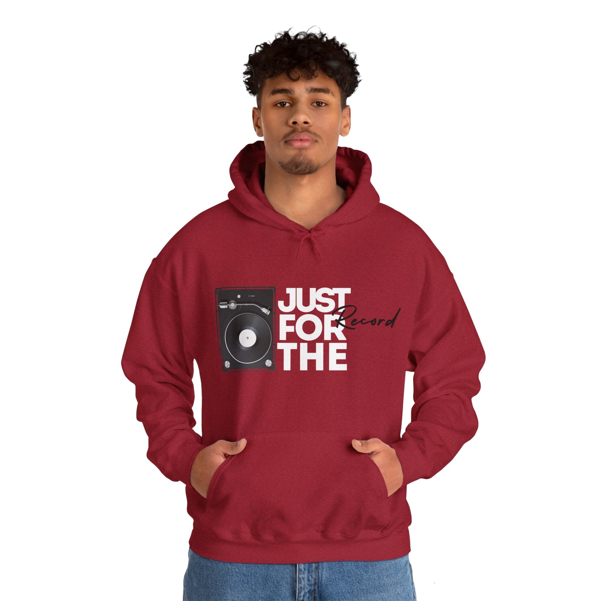 Just for the Record Mens Hoodie