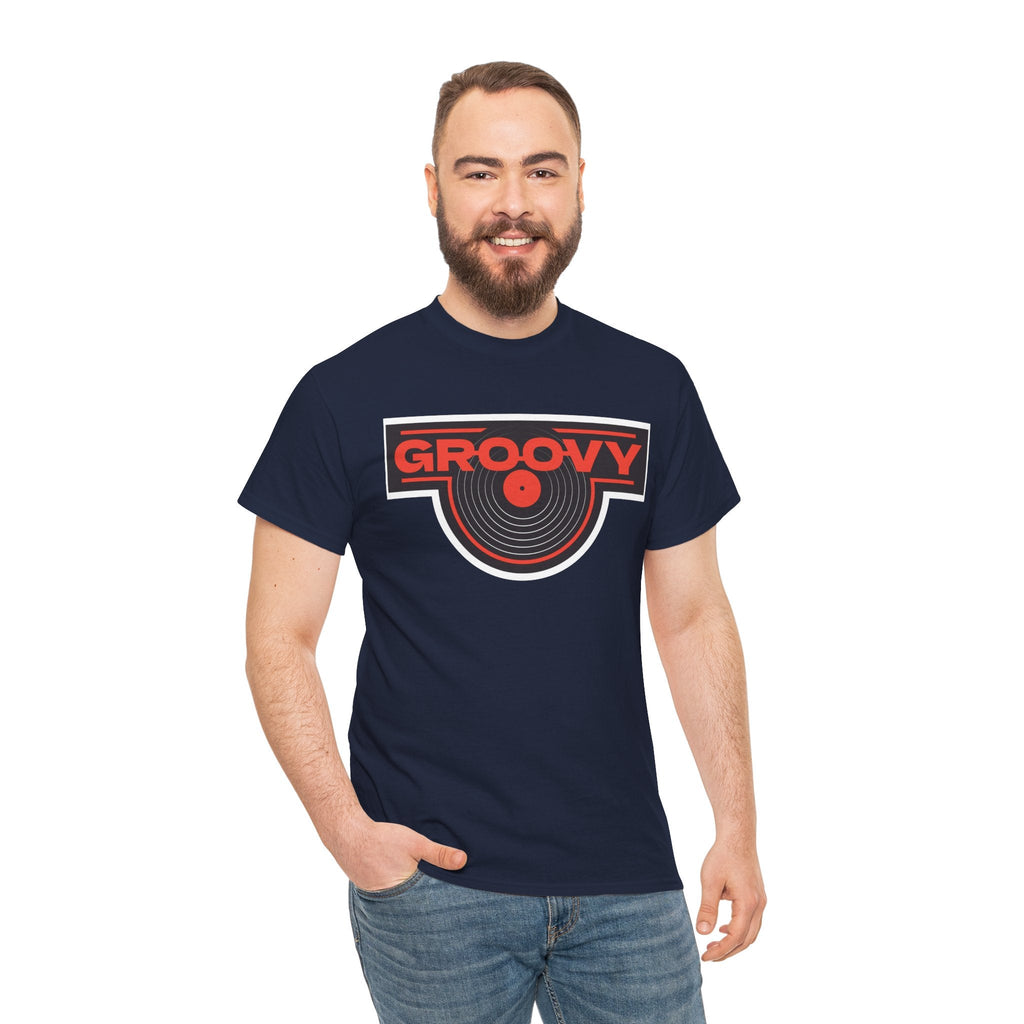Groovy Men's Vinyl Records T-Shirt