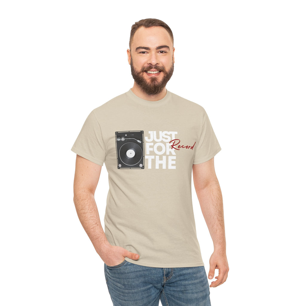 Just for the Record Men's Vinyl T-Shirt