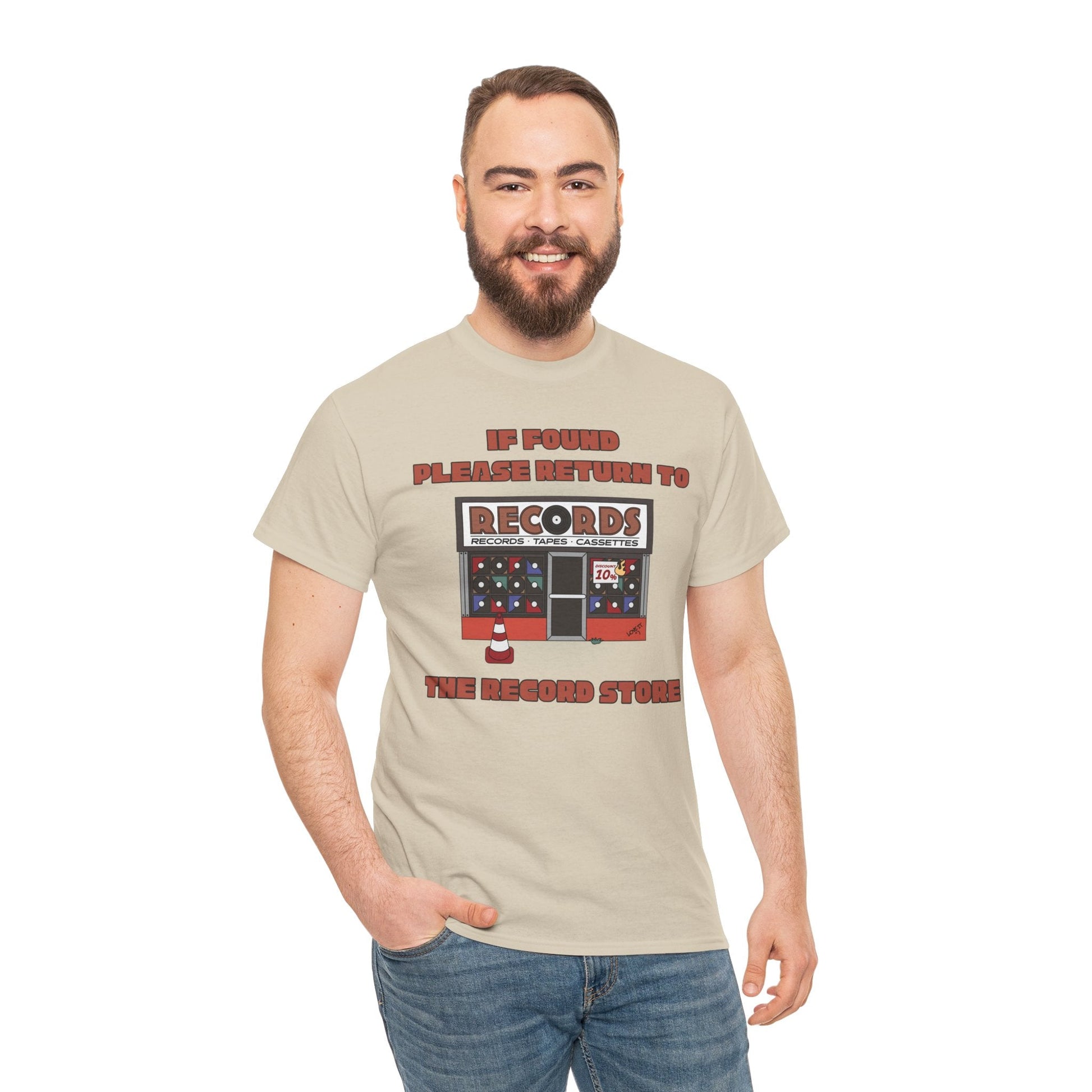 If Found, Please Return to the Record Store Men's T-Shirt