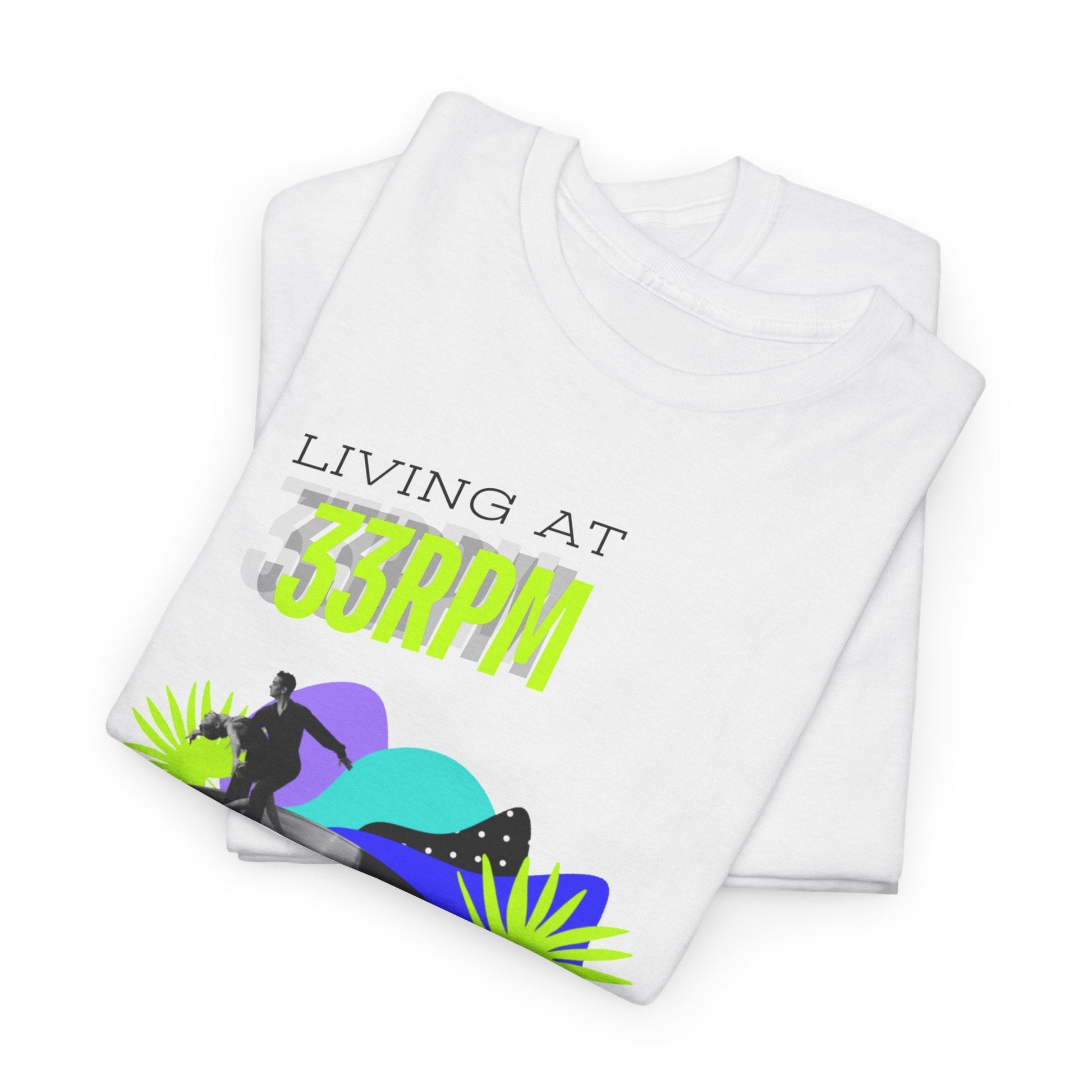 Living at 33rpm Flouro Men's T-Shirt