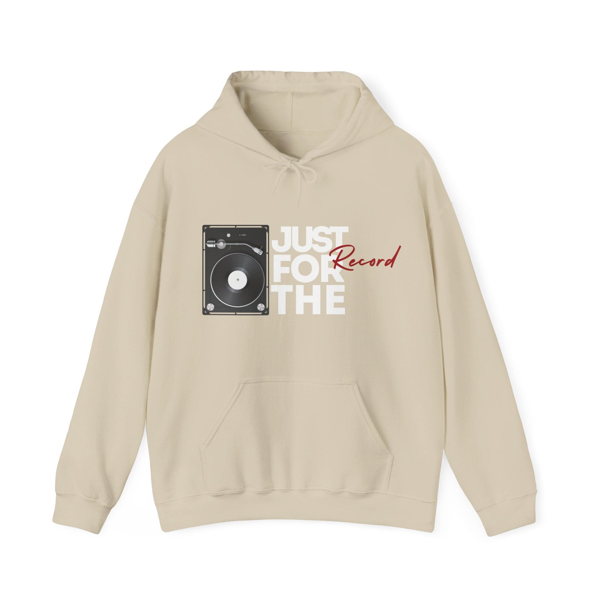 Just for the Record Mens Hoodie