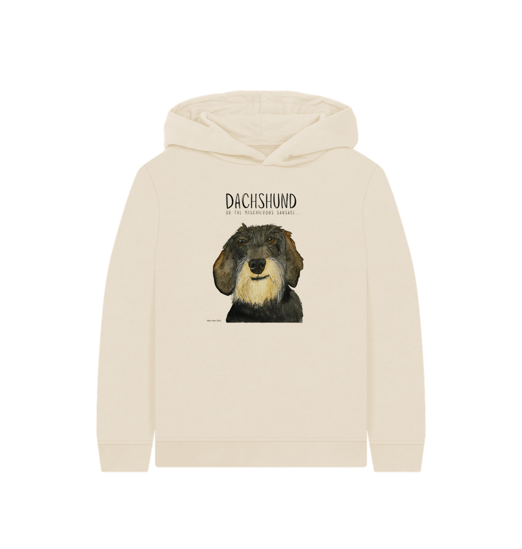 Wire Haired Sausage Dog Hoodie for Kids