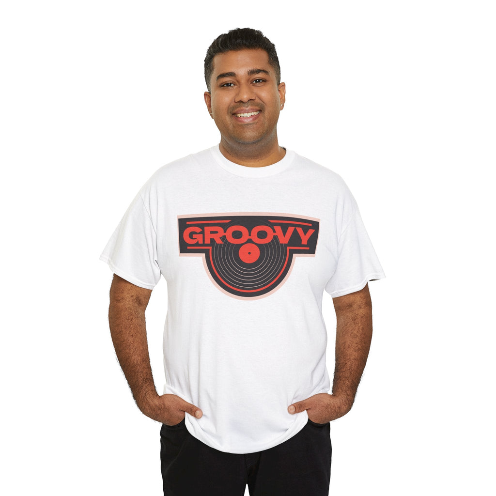 Groovy Men's Vinyl Records T-Shirt