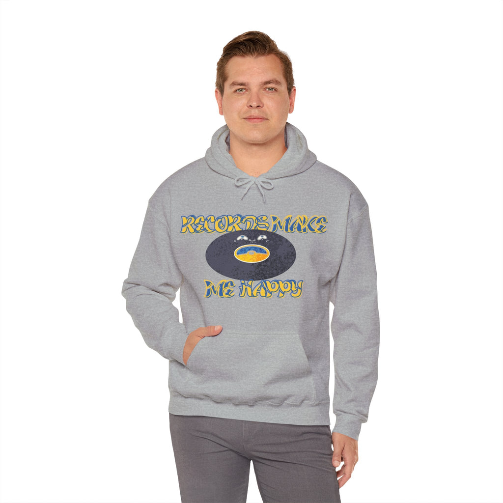 Records Make Me Happy Men's Hoodie