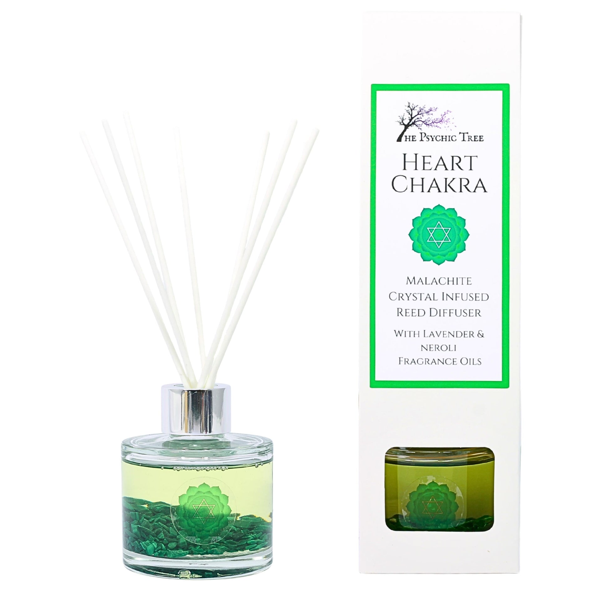 Heart Chakra Crystal Infused Reed Diffuser