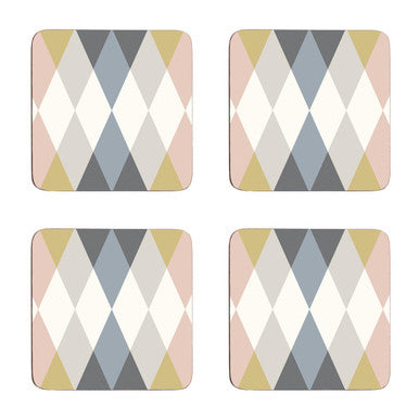 Harlequin Set of Four Coasters