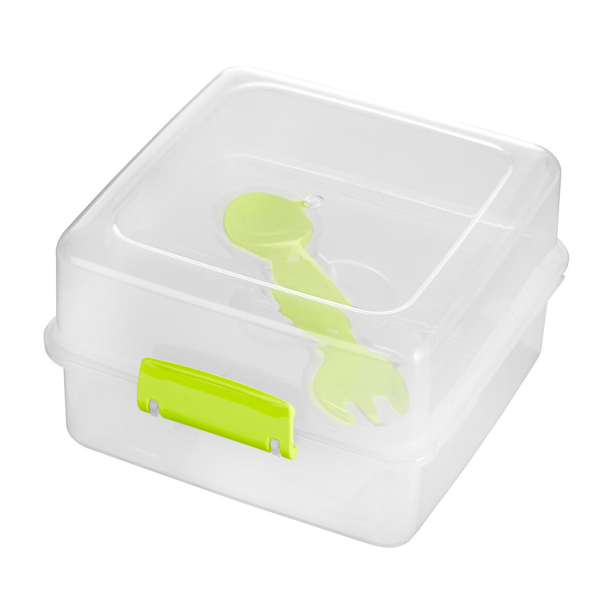 Clear Lunch Box with Removable Compartments