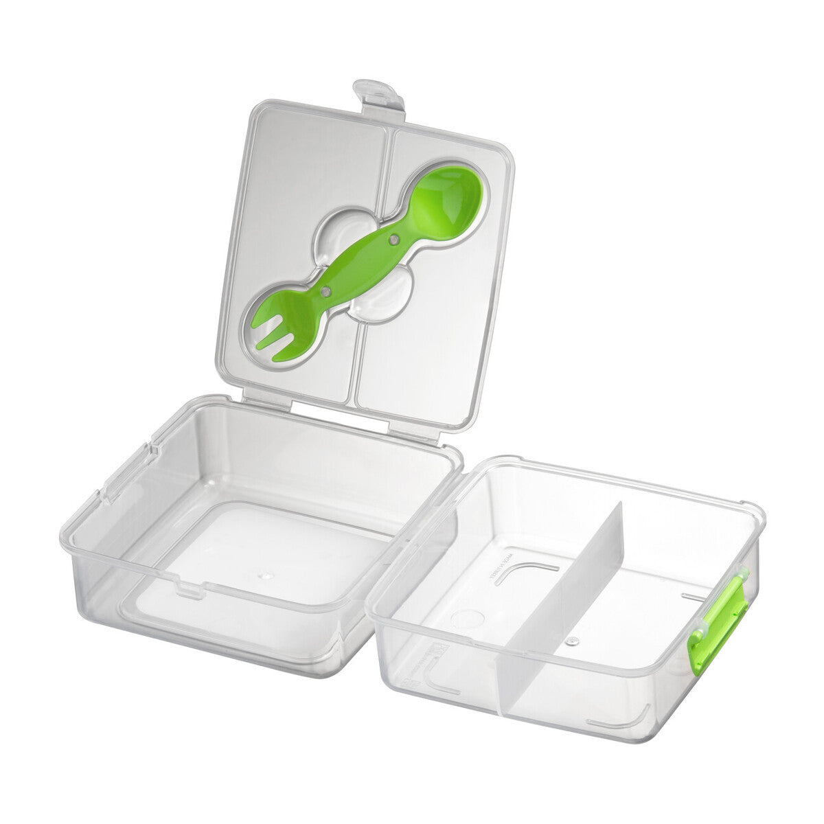 Clear Lunch Box with Removable Compartments