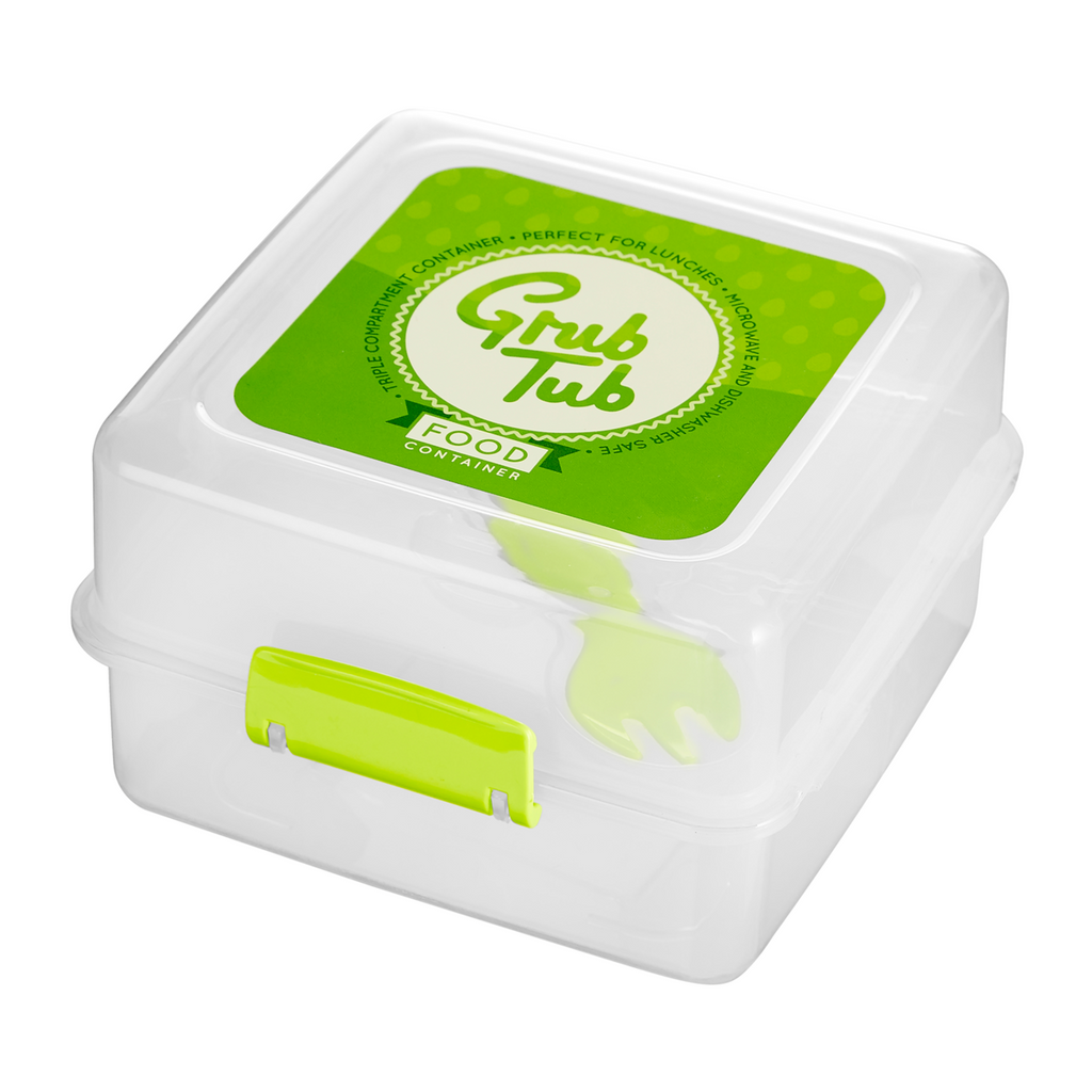 Clear Lunch Box with Removable Compartments