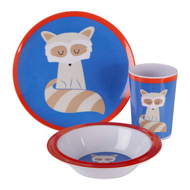 Ralph Raccoon Kids Dinner Set