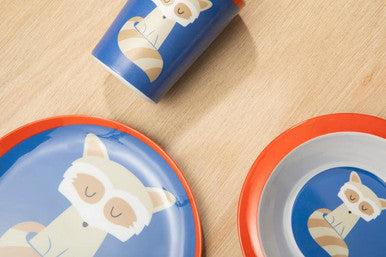 Ralph Raccoon Kids Dinner Set