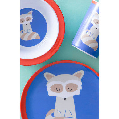 Ralph Raccoon Kids Dinner Set