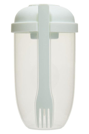 Salad Cup with Fork and Dressing Pod