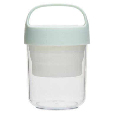 2 Compartment Snack Pot with Airtight Lid