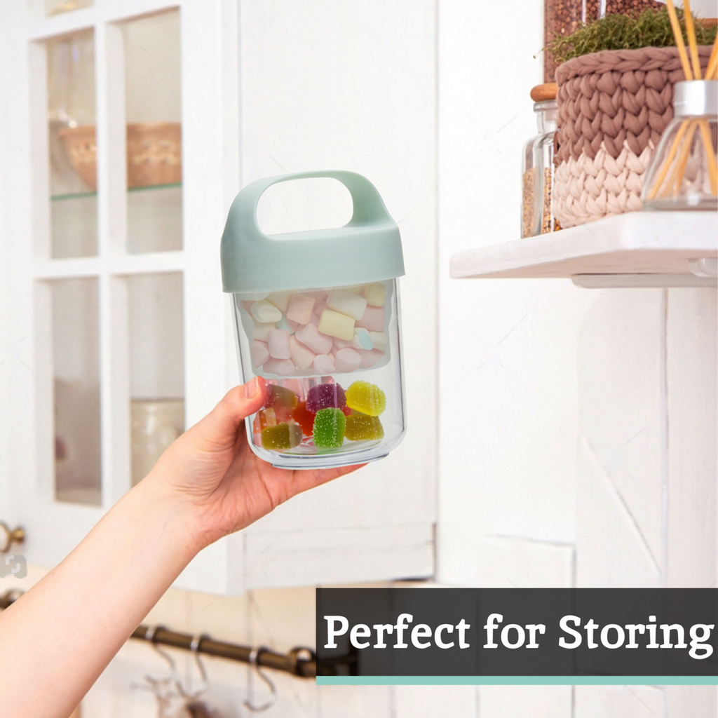 2 Compartment Snack Pot with Airtight Lid