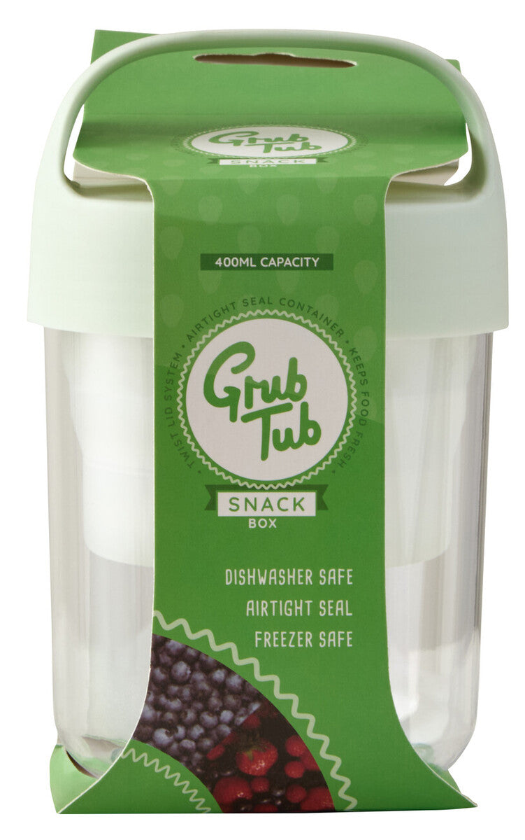 2 Compartment Snack Pot with Airtight Lid