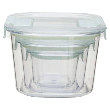 Set of 3 Food Storage Containers with Airtight Lids