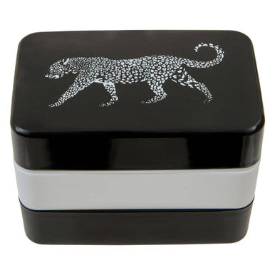 Leopard Lunch Box With Cutlery