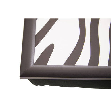 Mono Zebra Lap Tray with iPad Holder