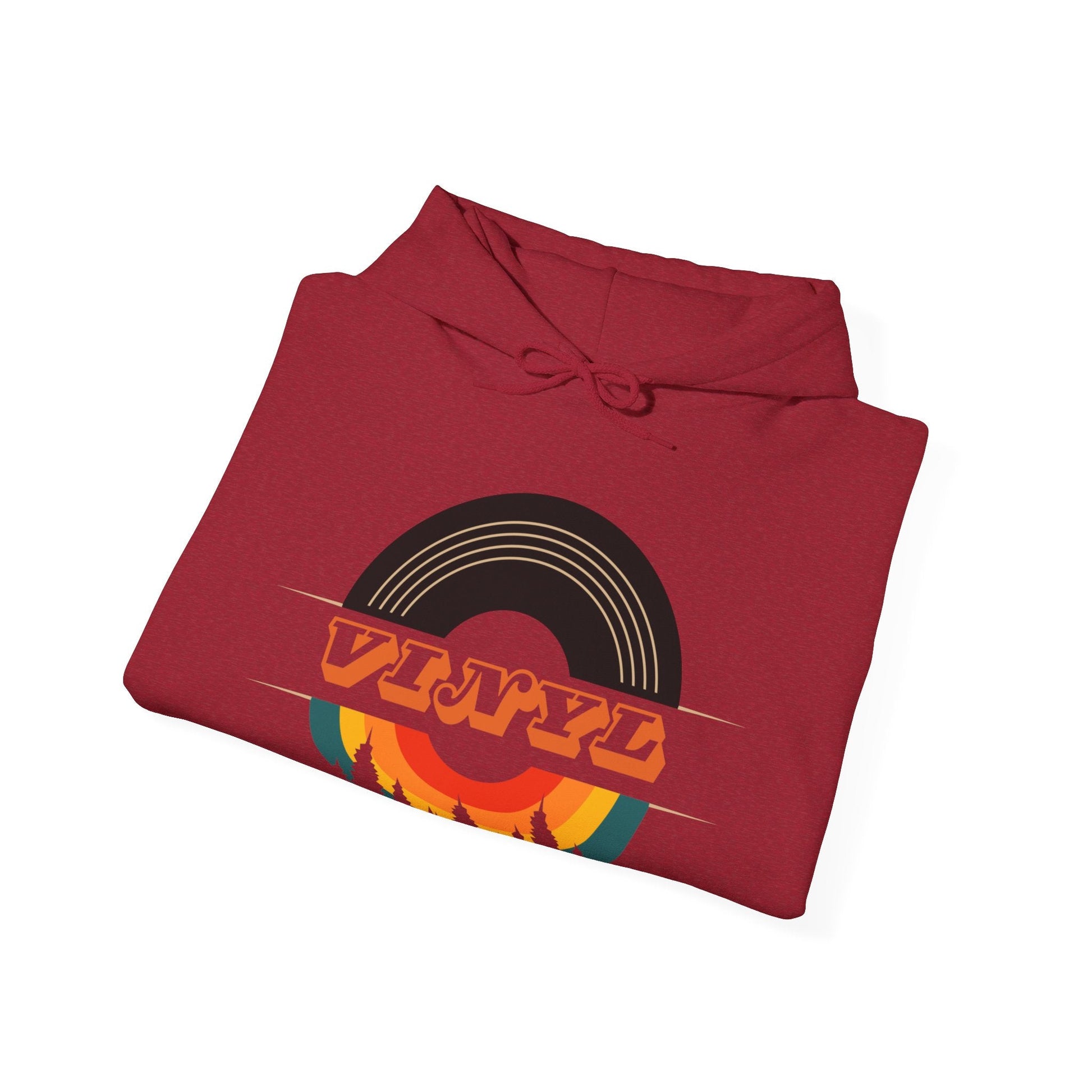 Vinyl Record Logo Men's Hoodie